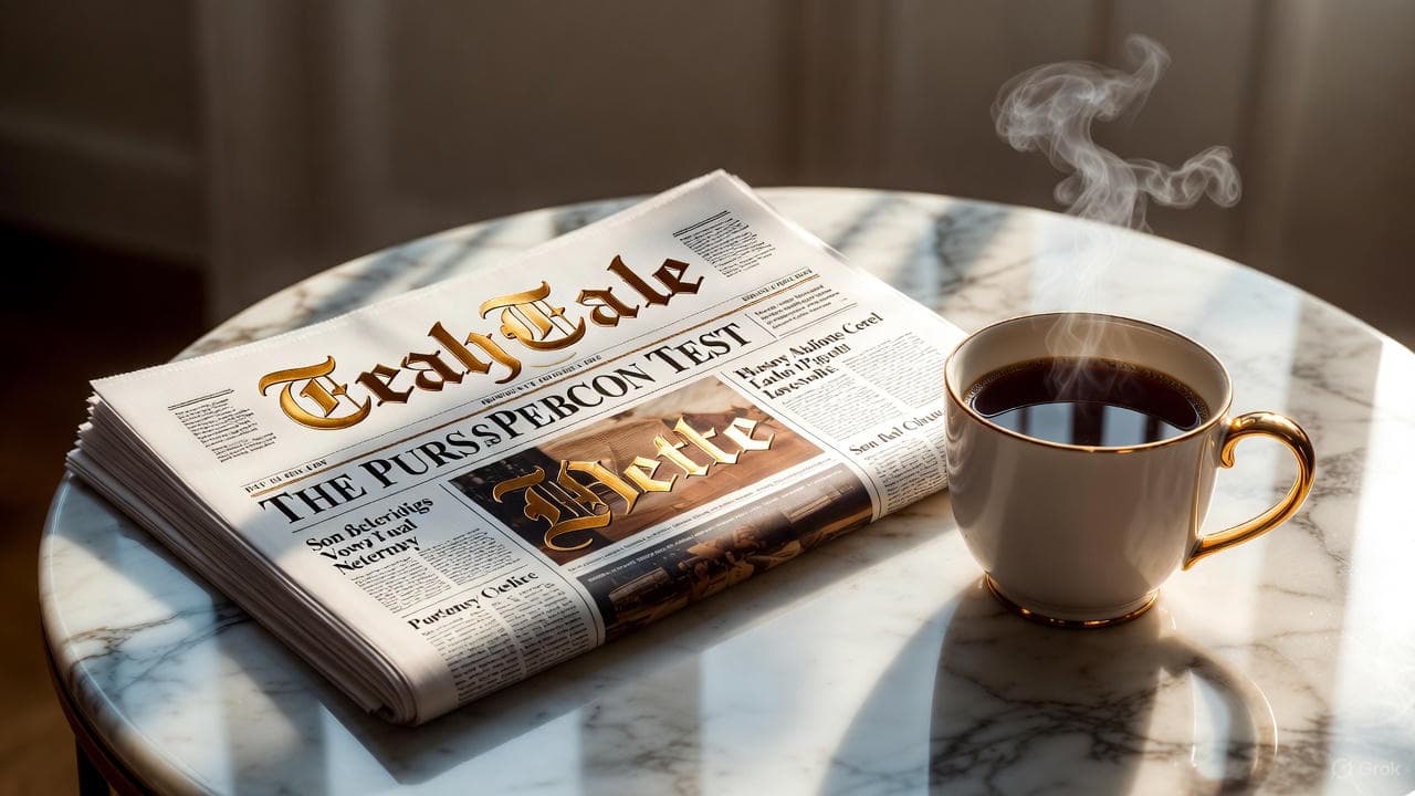 Revue de presse — Le Quotidien Éco (imaginaire)